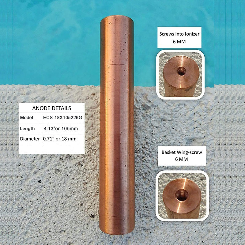 Replacement Copper Anode for SunClean Purifier