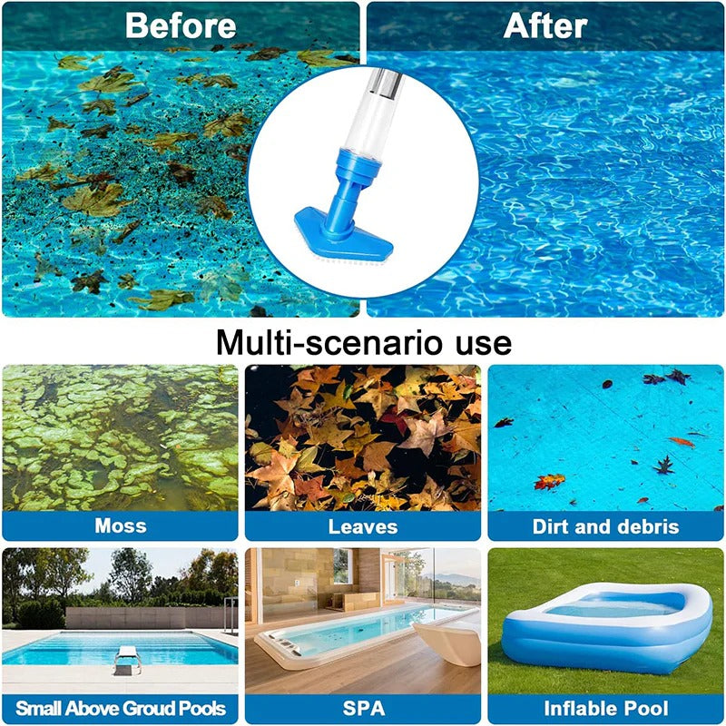 EcoClean Handheld Pool Vacuum