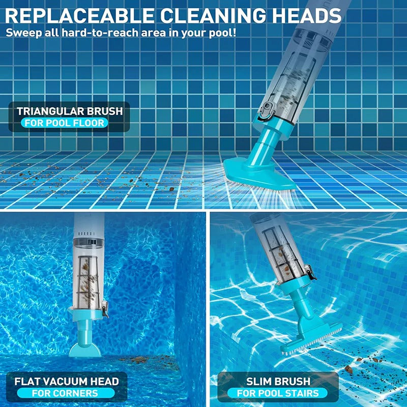 EcoClean Handheld Pool Vacuum