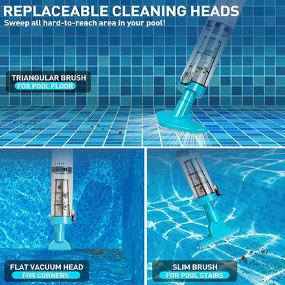 EcoClean Handheld Pool Vacuum